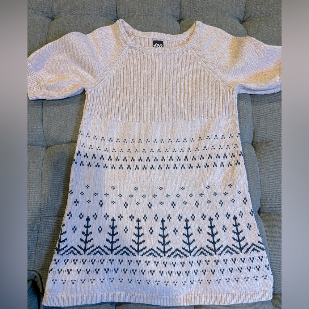 Tea Collection Pink Sweater Dress, Kids 5